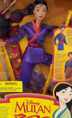 1997 Disney Mulan Barbie Figure Secret Hero Mulan